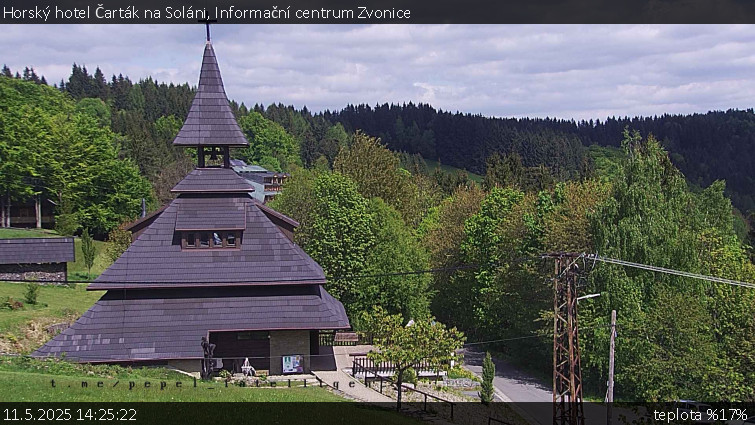 Horský hotel Čarták na Soláni - Informační centrum Zvonice - 11.5.2025 v 14:25 Horský hotel Čarták na Soláni - Informační centrum Zvonice - 11.5.2025 v 14:25