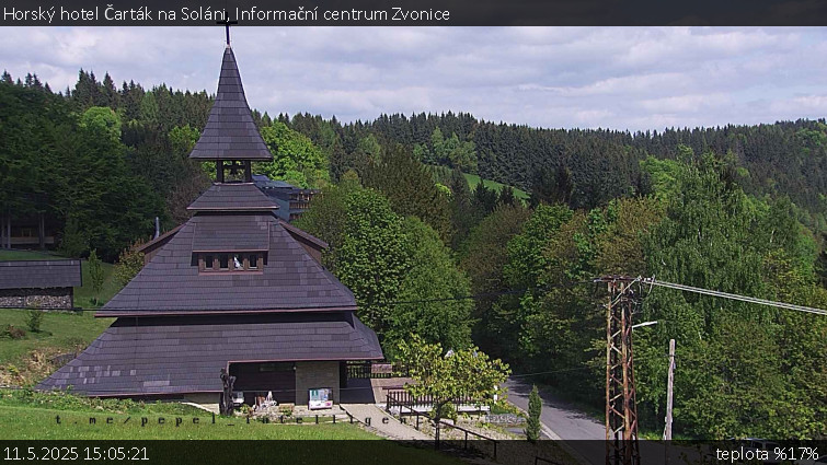 Horský hotel Čarták na Soláni - Informační centrum Zvonice - 11.5.2025 v 15:05 Horský hotel Čarták na Soláni - Informační centrum Zvonice - 11.5.2025 v 15:05