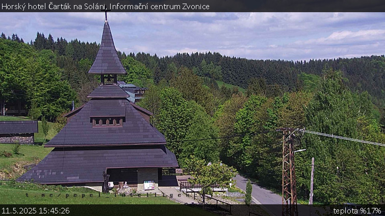 Horský hotel Čarták na Soláni - Informační centrum Zvonice - 11.5.2025 v 15:45 Horský hotel Čarták na Soláni - Informační centrum Zvonice - 11.5.2025 v 15:45