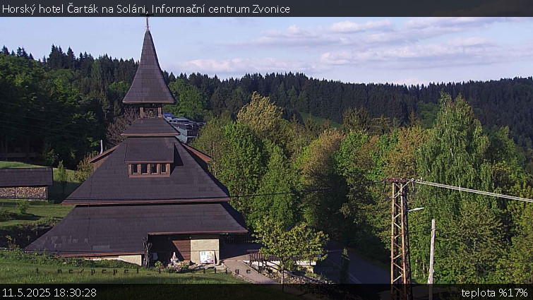 Horský hotel Čarták na Soláni - Informační centrum Zvonice - 11.5.2025 v 18:30 Horský hotel Čarták na Soláni - Informační centrum Zvonice - 11.5.2025 v 18:30