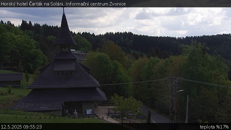 Horský hotel Čarták na Soláni - Informační centrum Zvonice - 12.5.2025 v 09:55 Horský hotel Čarták na Soláni - Informační centrum Zvonice - 12.5.2025 v 09:55