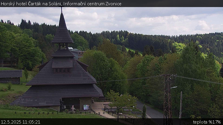 Horský hotel Čarták na Soláni - Informační centrum Zvonice - 12.5.2025 v 11:05 Horský hotel Čarták na Soláni - Informační centrum Zvonice - 12.5.2025 v 11:05