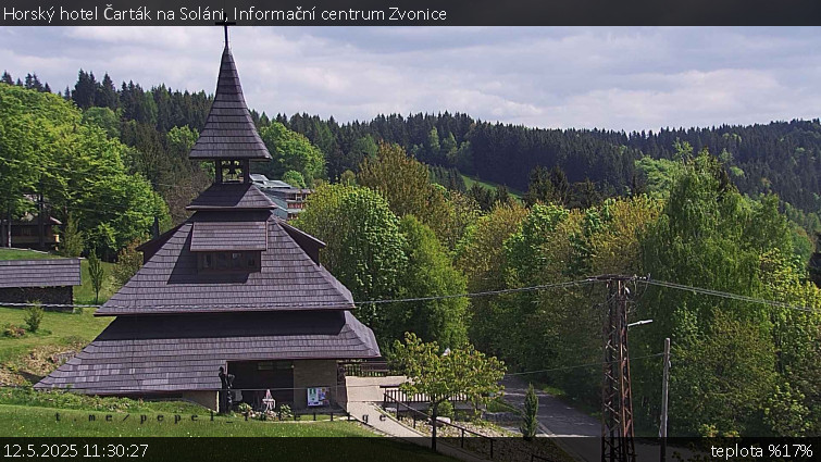 Horský hotel Čarták na Soláni - Informační centrum Zvonice - 12.5.2025 v 11:30 Horský hotel Čarták na Soláni - Informační centrum Zvonice - 12.5.2025 v 11:30