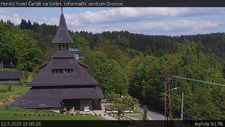 Horský hotel Čarták na Soláni - Informační centrum Zvonice - 12.5.2025 v 15:00 Horský hotel Čarták na Soláni - Informační centrum Zvonice - 12.5.2025 v 15:00