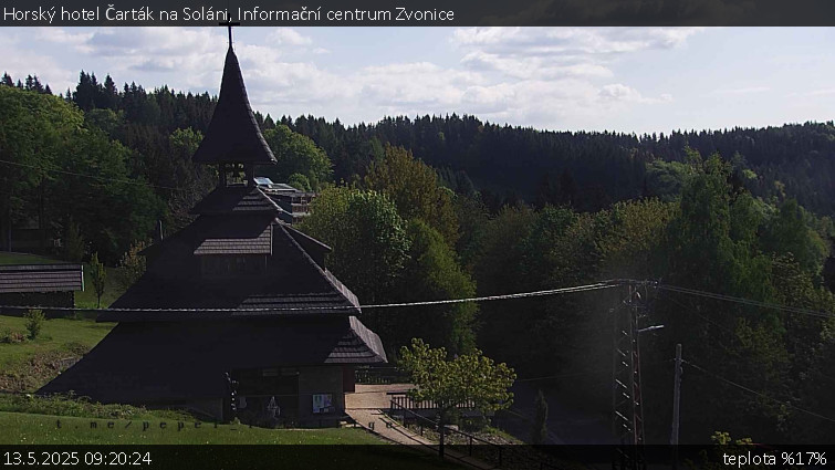 Horský hotel Čarták na Soláni - Informační centrum Zvonice - 13.5.2025 v 09:20 Horský hotel Čarták na Soláni - Informační centrum Zvonice - 13.5.2025 v 09:20