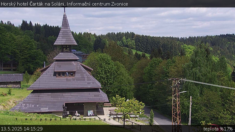 Horský hotel Čarták na Soláni - Informační centrum Zvonice - 13.5.2025 v 14:15 Horský hotel Čarták na Soláni - Informační centrum Zvonice - 13.5.2025 v 14:15