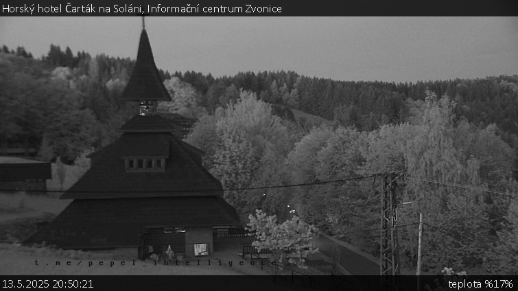 Horský hotel Čarták na Soláni - Informační centrum Zvonice - 13.5.2025 v 20:50 Horský hotel Čarták na Soláni - Informační centrum Zvonice - 13.5.2025 v 20:50