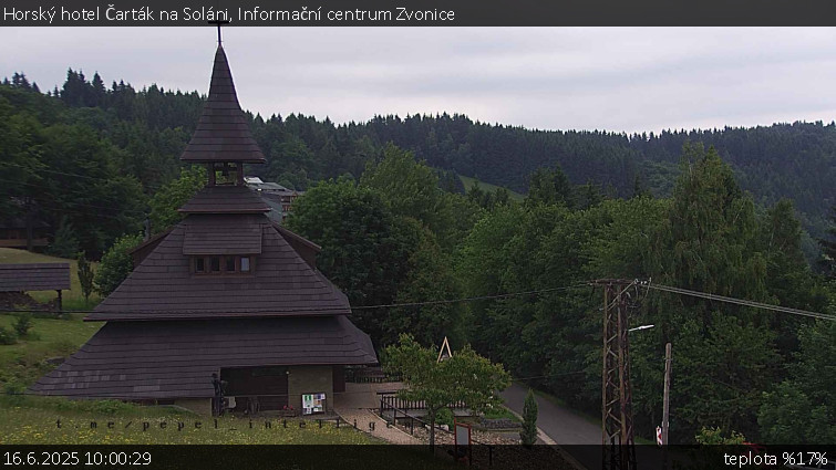 Horský hotel Čarták na Soláni - Informační centrum Zvonice - 16.6.2025 v 10:00 Horský hotel Čarták na Soláni - Informační centrum Zvonice - 16.6.2025 v 10:00