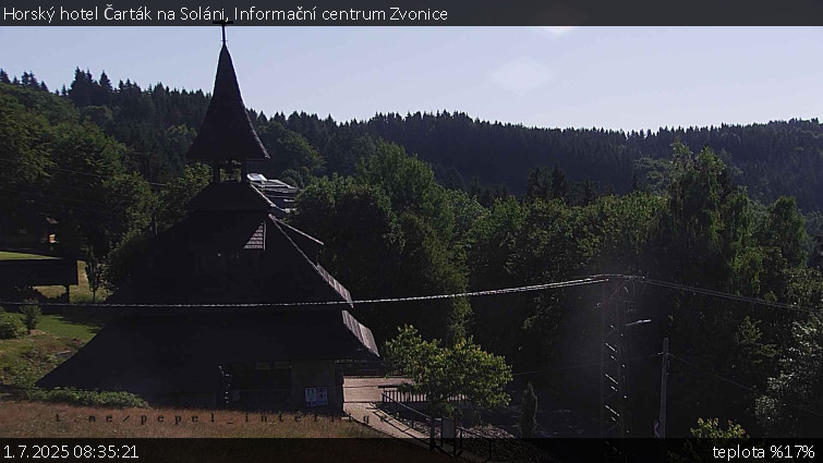 Horský hotel Čarták na Soláni - Informační centrum Zvonice - 1.7.2025 v 08:35 Horský hotel Čarták na Soláni - Informační centrum Zvonice - 1.7.2025 v 08:35