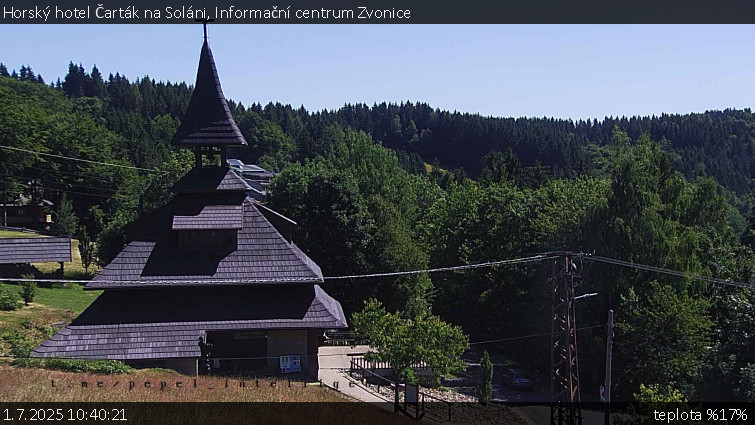 Horský hotel Čarták na Soláni - Informační centrum Zvonice - 1.7.2025 v 10:40 Horský hotel Čarták na Soláni - Informační centrum Zvonice - 1.7.2025 v 10:40