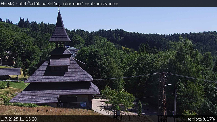 Horský hotel Čarták na Soláni - Informační centrum Zvonice - 1.7.2025 v 11:15 Horský hotel Čarták na Soláni - Informační centrum Zvonice - 1.7.2025 v 11:15