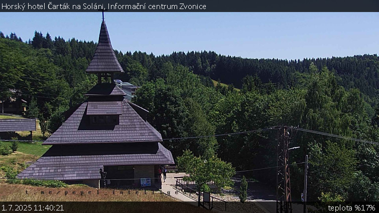 Horský hotel Čarták na Soláni - Informační centrum Zvonice - 1.7.2025 v 11:40 Horský hotel Čarták na Soláni - Informační centrum Zvonice - 1.7.2025 v 11:40