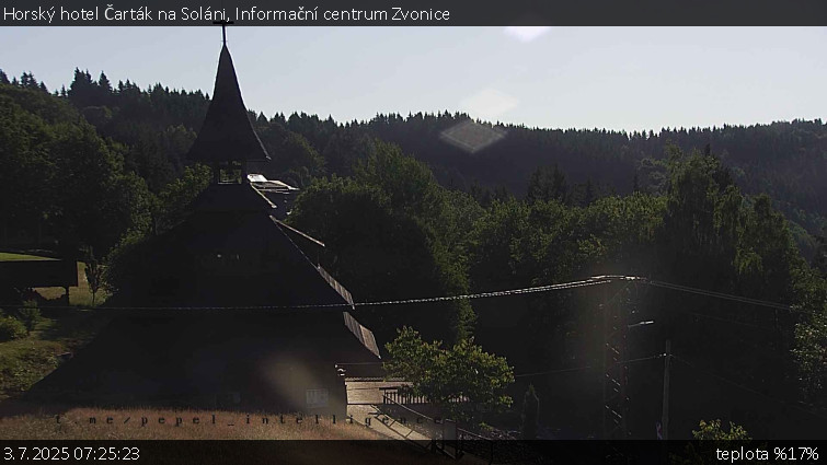 Horský hotel Čarták na Soláni - Informační centrum Zvonice - 3.7.2025 v 07:25
