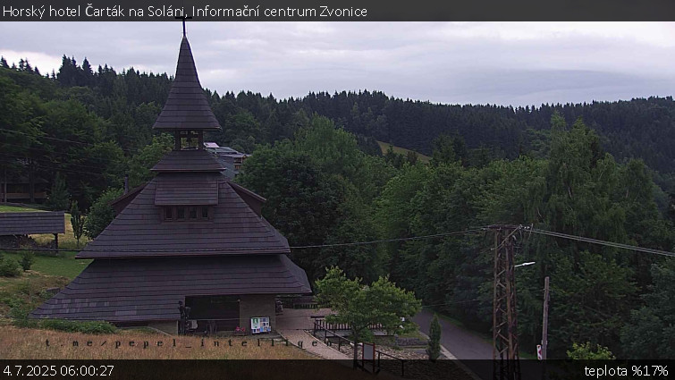 Horský hotel Čarták na Soláni - Informační centrum Zvonice - 4.7.2025 v 06:00