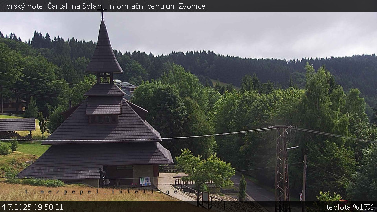 Horský hotel Čarták na Soláni - Informační centrum Zvonice - 4.7.2025 v 09:50 Horský hotel Čarták na Soláni - Informační centrum Zvonice - 4.7.2025 v 09:50