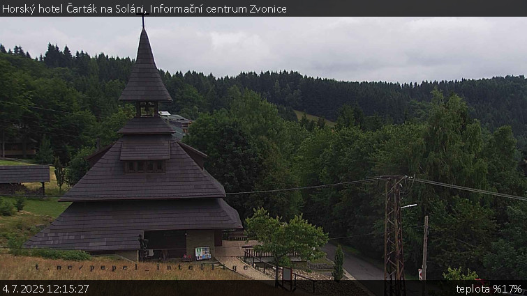 Horský hotel Čarták na Soláni - Informační centrum Zvonice - 4.7.2025 v 12:15 Horský hotel Čarták na Soláni - Informační centrum Zvonice - 4.7.2025 v 12:15