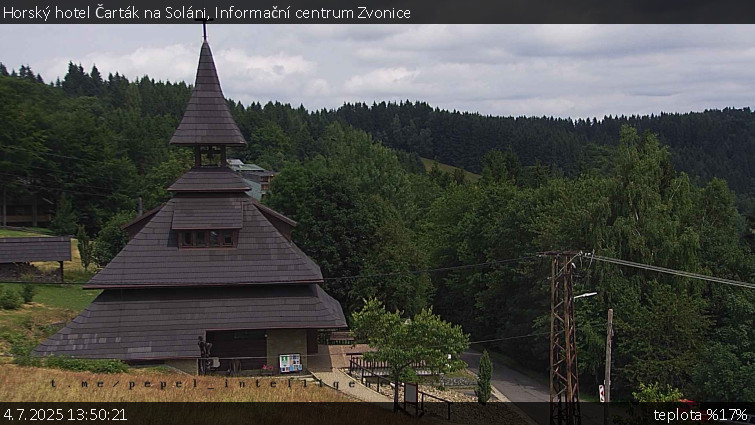 Horský hotel Čarták na Soláni - Informační centrum Zvonice - 4.7.2025 v 13:50 Horský hotel Čarták na Soláni - Informační centrum Zvonice - 4.7.2025 v 13:50