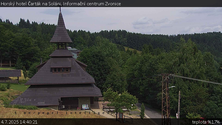 Horský hotel Čarták na Soláni - Informační centrum Zvonice - 4.7.2025 v 14:40 Horský hotel Čarták na Soláni - Informační centrum Zvonice - 4.7.2025 v 14:40