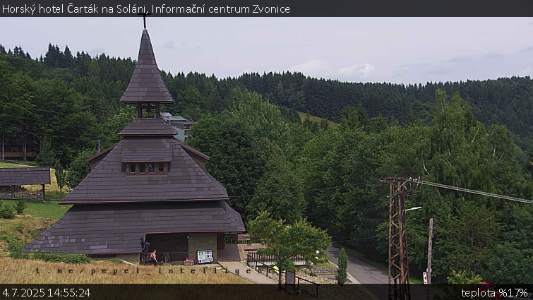Horský hotel Čarták na Soláni - Informační centrum Zvonice - 4.7.2025 v 14:55 Horský hotel Čarták na Soláni - Informační centrum Zvonice - 4.7.2025 v 14:55