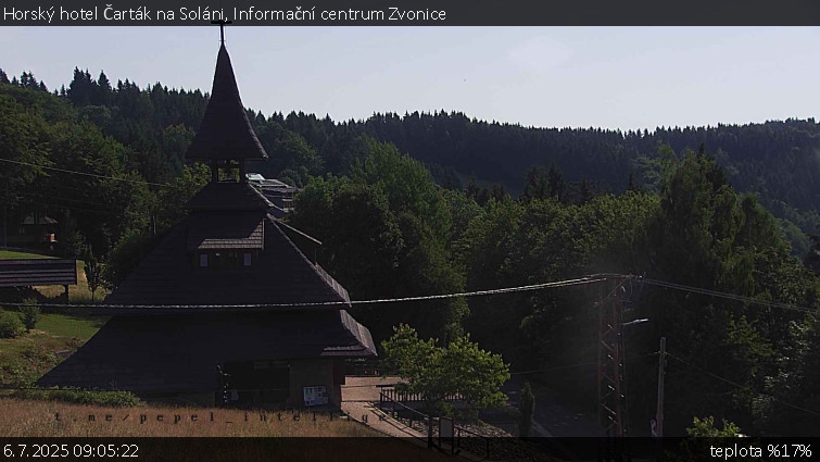Horský hotel Čarták na Soláni - Informační centrum Zvonice - 6.7.2025 v 09:05 Horský hotel Čarták na Soláni - Informační centrum Zvonice - 6.7.2025 v 09:05