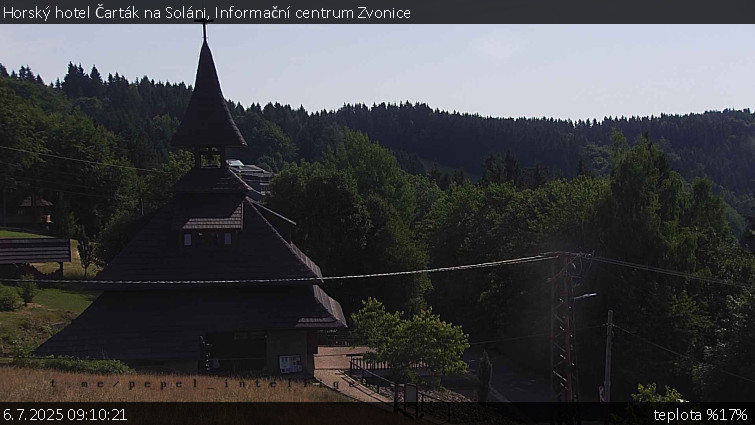 Horský hotel Čarták na Soláni - Informační centrum Zvonice - 6.7.2025 v 09:10 Horský hotel Čarták na Soláni - Informační centrum Zvonice - 6.7.2025 v 09:10