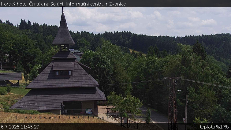 Horský hotel Čarták na Soláni - Informační centrum Zvonice - 6.7.2025 v 11:45 Horský hotel Čarták na Soláni - Informační centrum Zvonice - 6.7.2025 v 11:45