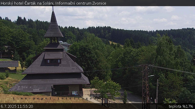 Horský hotel Čarták na Soláni - Informační centrum Zvonice - 6.7.2025 v 11:55 Horský hotel Čarták na Soláni - Informační centrum Zvonice - 6.7.2025 v 11:55