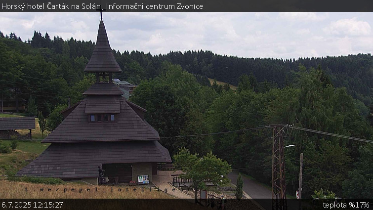 Horský hotel Čarták na Soláni - Informační centrum Zvonice - 6.7.2025 v 12:15 Horský hotel Čarták na Soláni - Informační centrum Zvonice - 6.7.2025 v 12:15