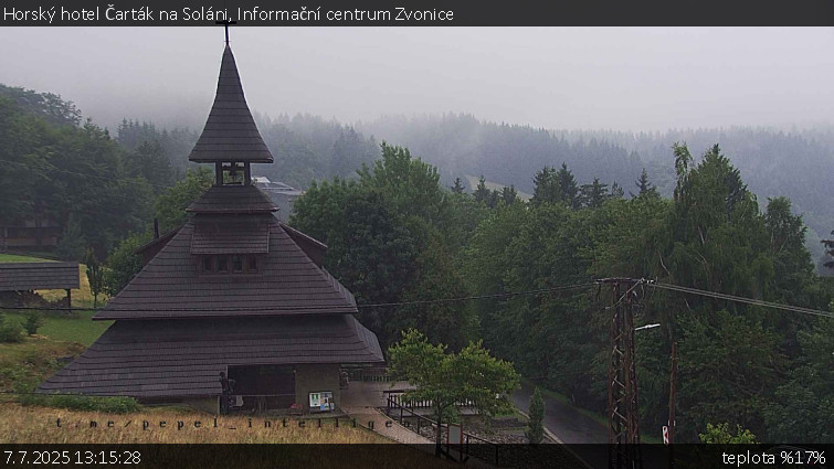 Horský hotel Čarták na Soláni - Informační centrum Zvonice - 7.7.2025 v 13:15 Horský hotel Čarták na Soláni - Informační centrum Zvonice - 7.7.2025 v 13:15