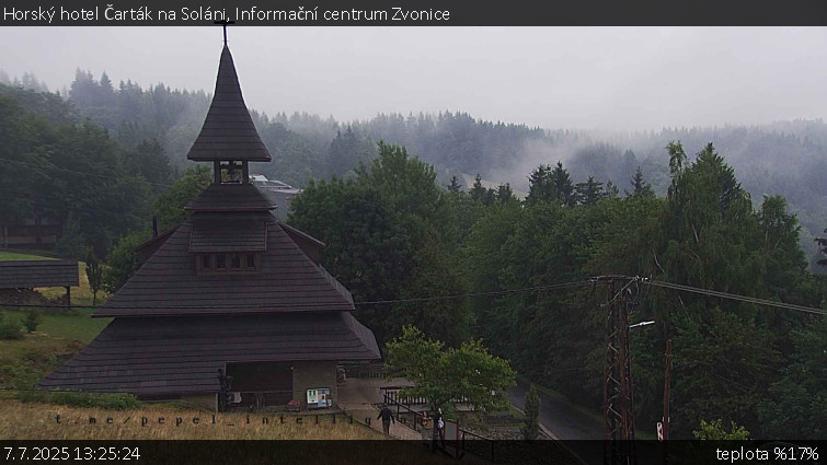 Horský hotel Čarták na Soláni - Informační centrum Zvonice - 7.7.2025 v 13:25 Horský hotel Čarták na Soláni - Informační centrum Zvonice - 7.7.2025 v 13:25