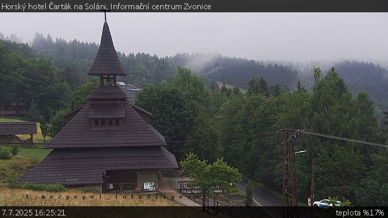 Horský hotel Čarták na Soláni - Informační centrum Zvonice - 7.7.2025 v 16:25 Horský hotel Čarták na Soláni - Informační centrum Zvonice - 7.7.2025 v 16:25