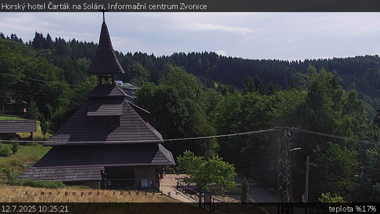 Horský hotel Čarták na Soláni - Informační centrum Zvonice - 12.7.2025 v 10:25 Horský hotel Čarták na Soláni - Informační centrum Zvonice - 12.7.2025 v 10:25