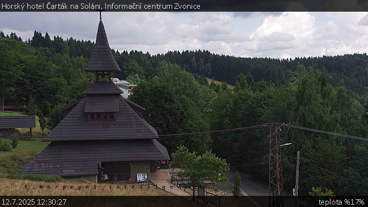 Horský hotel Čarták na Soláni - Informační centrum Zvonice - 12.7.2025 v 12:30 Horský hotel Čarták na Soláni - Informační centrum Zvonice - 12.7.2025 v 12:30