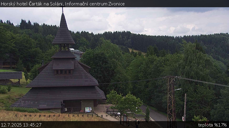 Horský hotel Čarták na Soláni - Informační centrum Zvonice - 12.7.2025 v 13:45 Horský hotel Čarták na Soláni - Informační centrum Zvonice - 12.7.2025 v 13:45