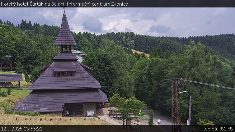Horský hotel Čarták na Soláni - Informační centrum Zvonice - 12.7.2025 v 13:55 Horský hotel Čarták na Soláni - Informační centrum Zvonice - 12.7.2025 v 13:55
