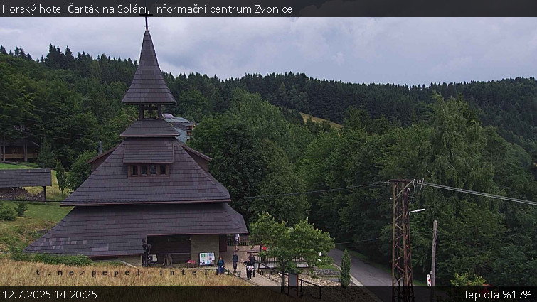 Horský hotel Čarták na Soláni - Informační centrum Zvonice - 12.7.2025 v 14:20 Horský hotel Čarták na Soláni - Informační centrum Zvonice - 12.7.2025 v 14:20
