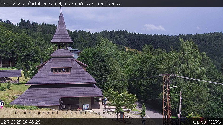 Horský hotel Čarták na Soláni - Informační centrum Zvonice - 12.7.2025 v 14:45 Horský hotel Čarták na Soláni - Informační centrum Zvonice - 12.7.2025 v 14:45