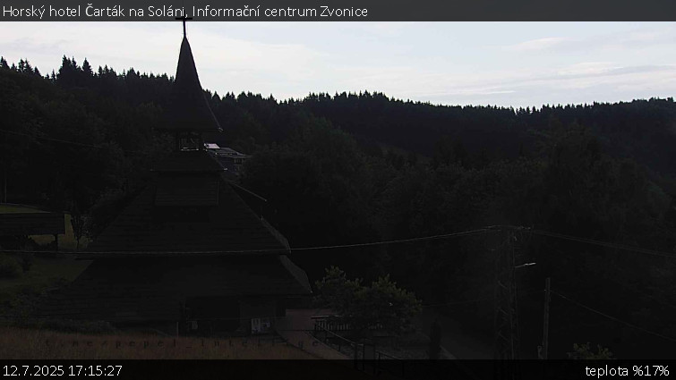 Horský hotel Čarták na Soláni - Informační centrum Zvonice - 12.7.2025 v 17:15 Horský hotel Čarták na Soláni - Informační centrum Zvonice - 12.7.2025 v 17:15