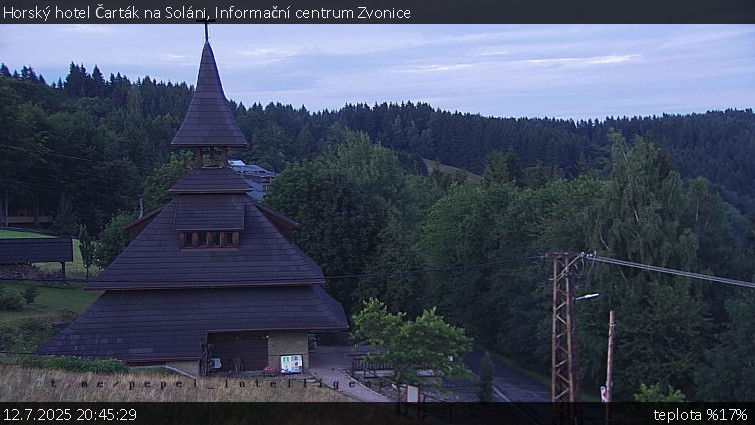 Horský hotel Čarták na Soláni - Informační centrum Zvonice - 12.7.2025 v 20:45 Horský hotel Čarták na Soláni - Informační centrum Zvonice - 12.7.2025 v 20:45