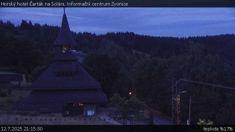 Horský hotel Čarták na Soláni - Informační centrum Zvonice - 12.7.2025 v 21:15 Horský hotel Čarták na Soláni - Informační centrum Zvonice - 12.7.2025 v 21:15