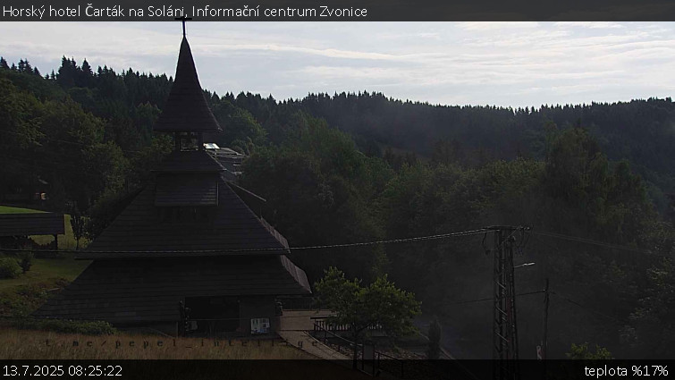 Horský hotel Čarták na Soláni - Informační centrum Zvonice - 13.7.2025 v 08:25 Horský hotel Čarták na Soláni - Informační centrum Zvonice - 13.7.2025 v 08:25