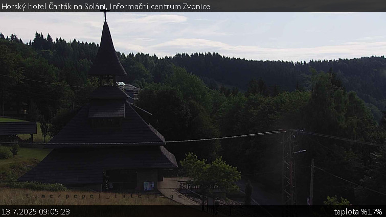 Horský hotel Čarták na Soláni - Informační centrum Zvonice - 13.7.2025 v 09:05 Horský hotel Čarták na Soláni - Informační centrum Zvonice - 13.7.2025 v 09:05