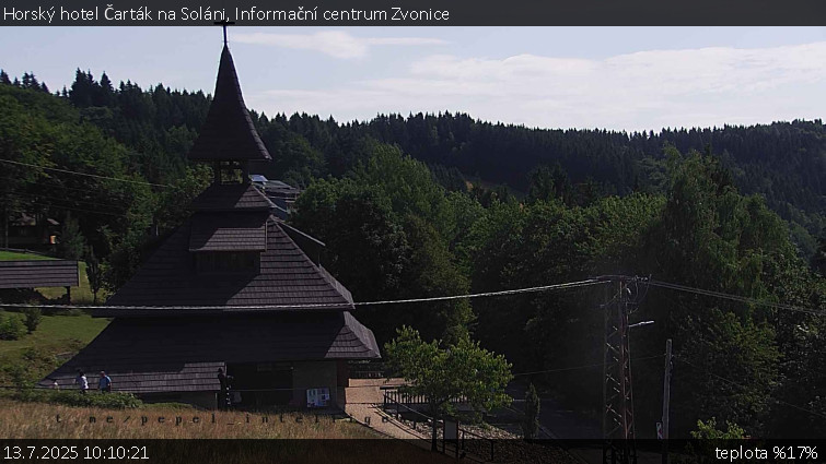 Horský hotel Čarták na Soláni - Informační centrum Zvonice - 13.7.2025 v 10:10 Horský hotel Čarták na Soláni - Informační centrum Zvonice - 13.7.2025 v 10:10