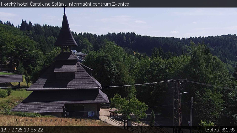 Horský hotel Čarták na Soláni - Informační centrum Zvonice - 13.7.2025 v 10:35 Horský hotel Čarták na Soláni - Informační centrum Zvonice - 13.7.2025 v 10:35