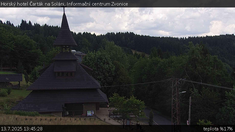 Horský hotel Čarták na Soláni - Informační centrum Zvonice - 13.7.2025 v 13:45 Horský hotel Čarták na Soláni - Informační centrum Zvonice - 13.7.2025 v 13:45
