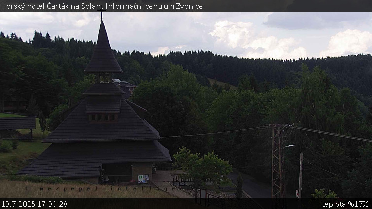Horský hotel Čarták na Soláni - Informační centrum Zvonice - 13.7.2025 v 17:30 Horský hotel Čarták na Soláni - Informační centrum Zvonice - 13.7.2025 v 17:30