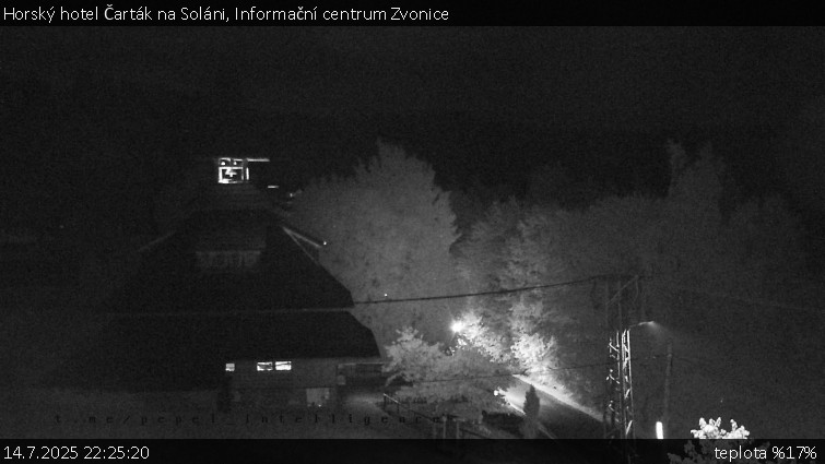 Horský hotel Čarták na Soláni - Informační centrum Zvonice - 14.7.2025 v 22:25 Horský hotel Čarták na Soláni - Informační centrum Zvonice - 14.7.2025 v 22:25