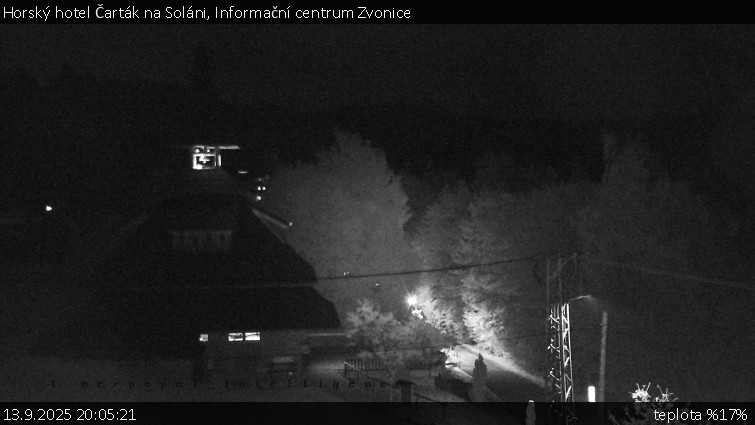 Horský hotel Čarták na Soláni - Informační centrum Zvonice - 13.9.2025 v 20:05 Horský hotel Čarták na Soláni - Informační centrum Zvonice - 13.9.2025 v 20:05