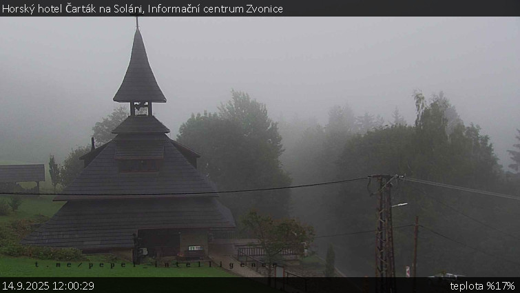 Horský hotel Čarták na Soláni - Informační centrum Zvonice - 14.9.2025 v 12:00