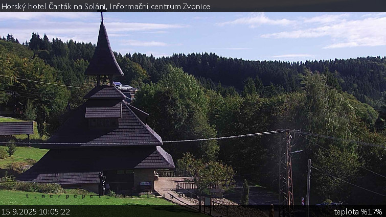 Horský hotel Čarták na Soláni - Informační centrum Zvonice - 15.9.2025 v 10:05